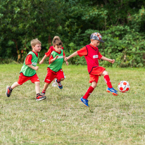 kids playing soccer
