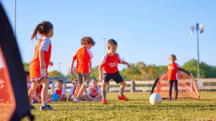 Soccer Shots coaches and players